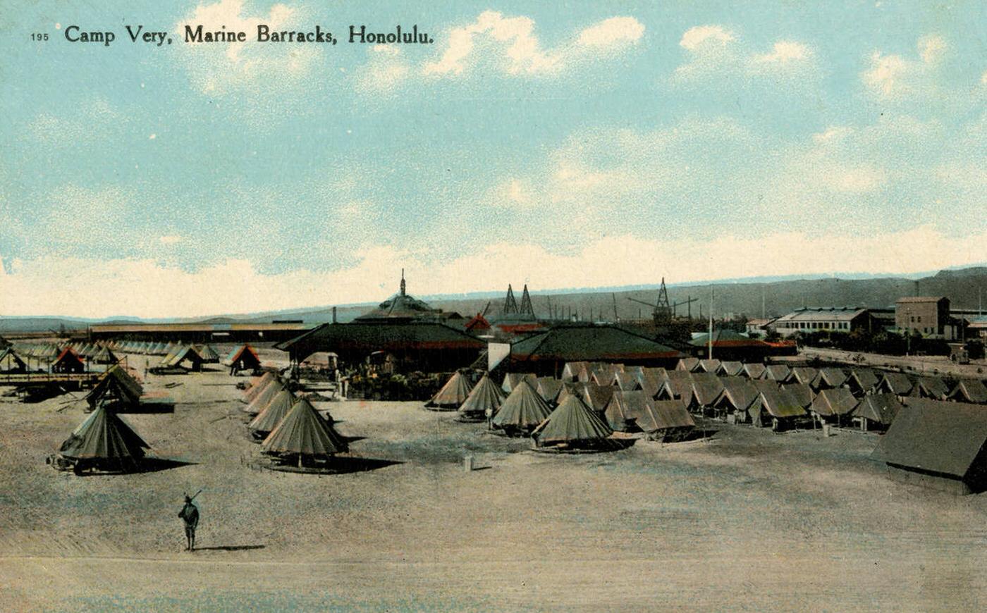 Camp Very, Marine Barracks, Honolulu, Hawaii.