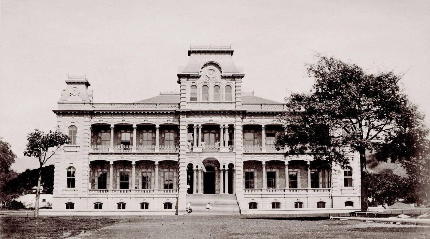 The King's Palace, Honolulu, Hawaii, 1890s.