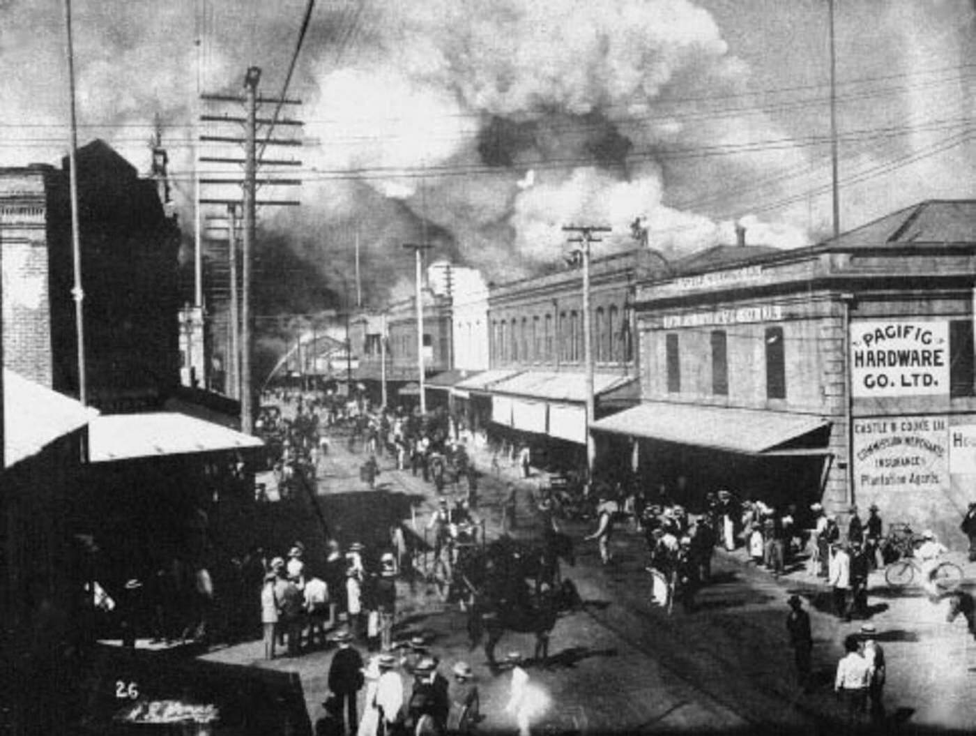The Honolulu Chinatown fire of 1900.