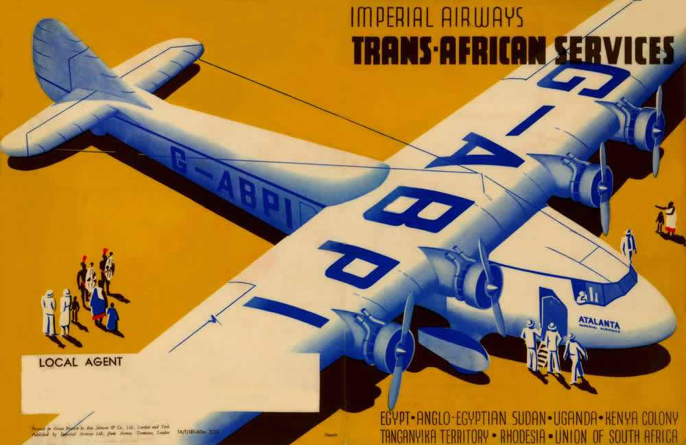 Advertising the Skies: A Look at Imperial Airways Posters Promoting Early Air Travel in the 1920s and 1930s