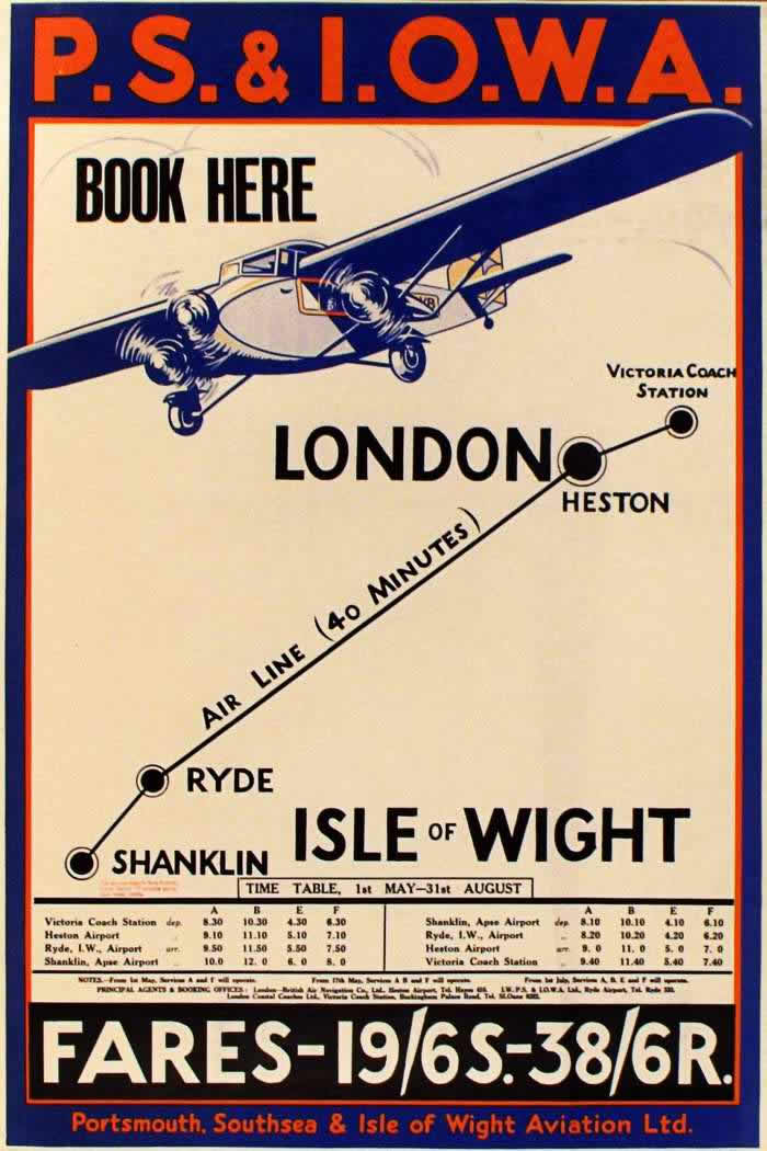 Advertising the Skies: A Look at Imperial Airways Posters Promoting Early Air Travel in the 1920s and 1930s