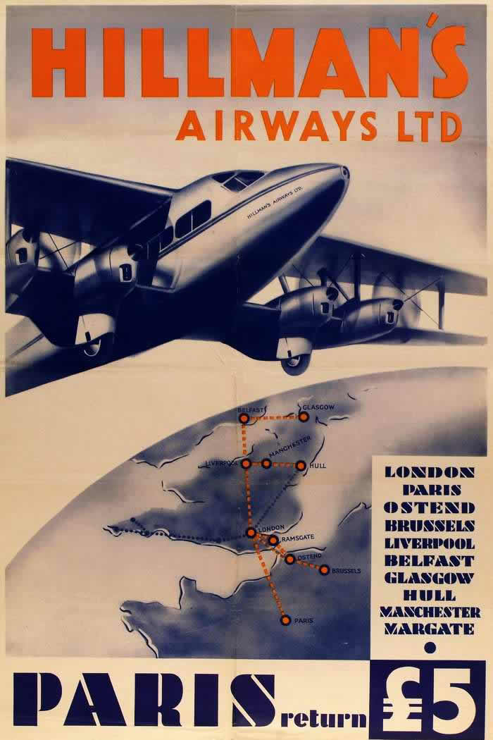Advertising the Skies: A Look at Imperial Airways Posters Promoting Early Air Travel in the 1920s and 1930s