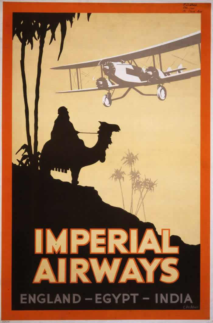 Advertising the Skies: A Look at Imperial Airways Posters Promoting Early Air Travel in the 1920s and 1930s