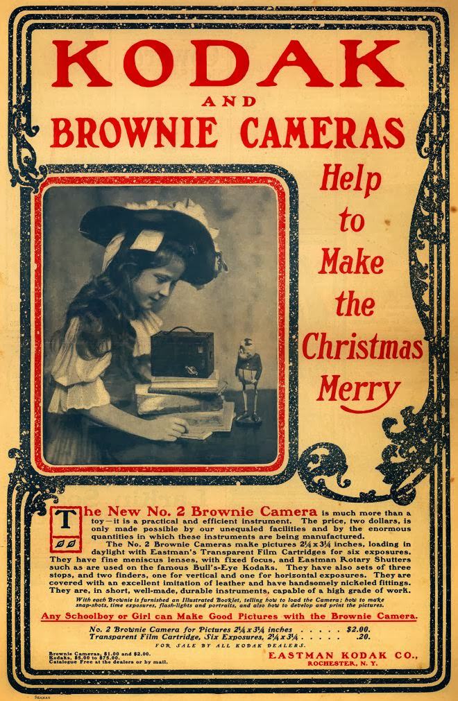 Kodak – Kodak and Brownie Cameras Help to Make the Christmas Merry (1901)