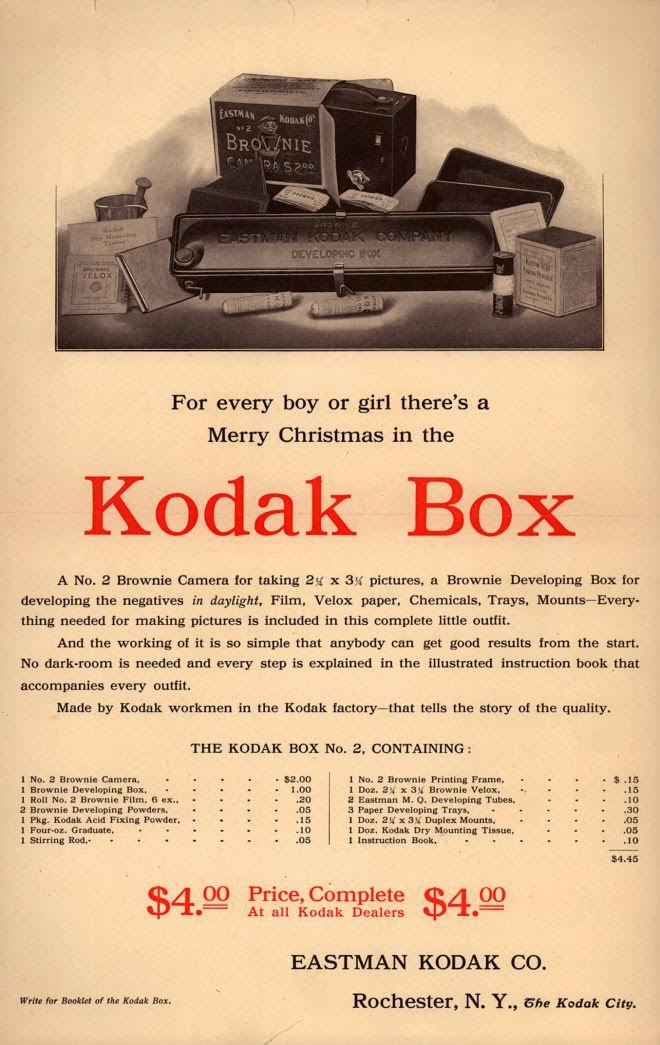 Kodak – For every boy or girl, there’s a Merry Christmas in the Kodak Box. (1906)
