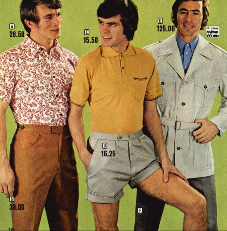 Men's Shorts in the 1970s: A Look at the Notably Shorter Style That Defined the Decade's Casual Wear