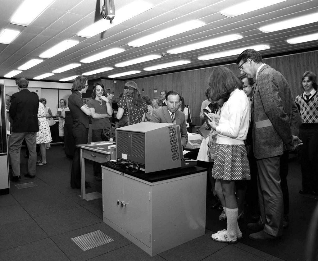Mini Skirts and Vintage Computers: A Glimpse Into 1970s Office Life
