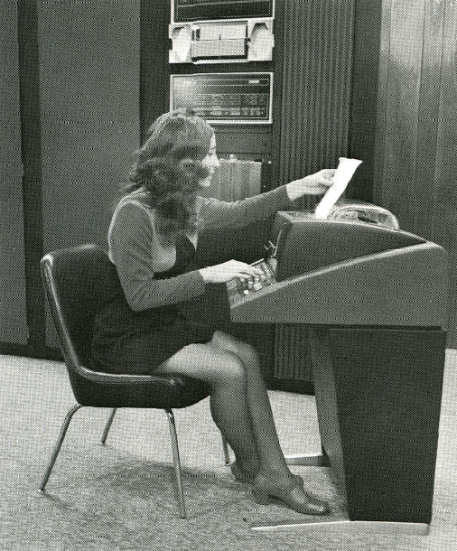 Mini Skirts and Vintage Computers: A Glimpse Into 1970s Office Life