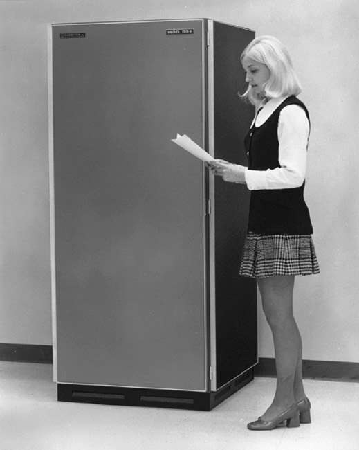 Mini Skirts and Vintage Computers: A Glimpse Into 1970s Office Life