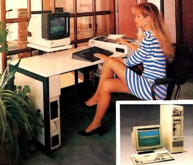Mini Skirts and Vintage Computers: A Glimpse Into 1970s Office Life