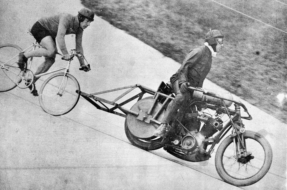 Motor-Paced Racing: A Unique Sport of High Speeds Achieved Through Close Following Behind a Pacer Vehicle