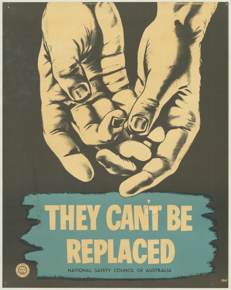National Safety Council of Australia Posters from the 1970s: Visual Messages for Keeping People Safe and Well