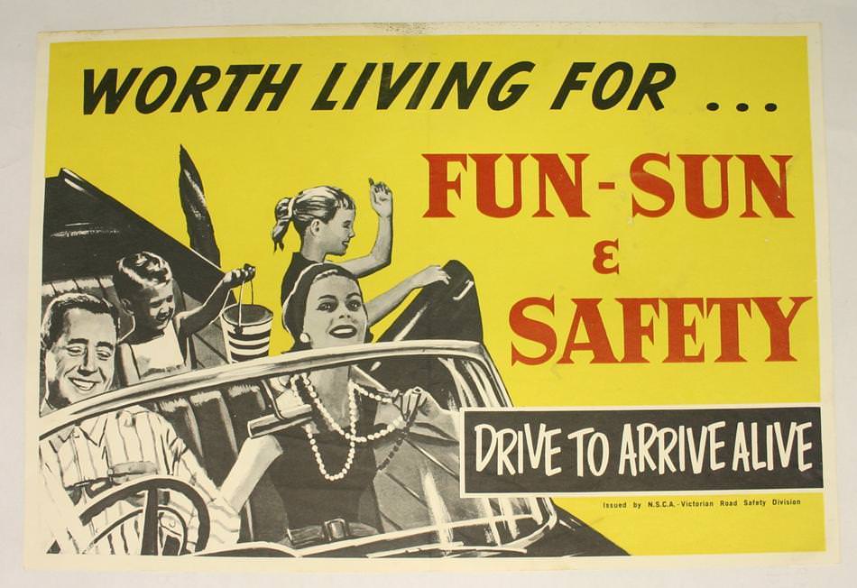 National Safety Council of Australia Posters from the 1970s: Visual Messages for Keeping People Safe and Well