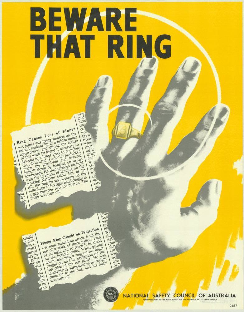 National Safety Council of Australia Posters from the 1970s: Visual Messages for Keeping People Safe and Well