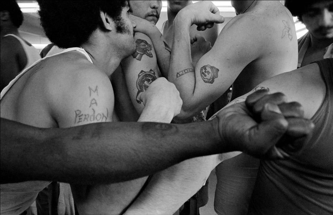 In the prison, 1972.
