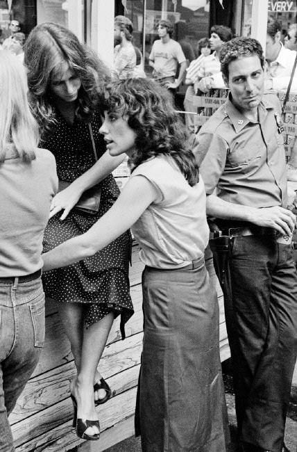 The officer at the street fair, 1979.