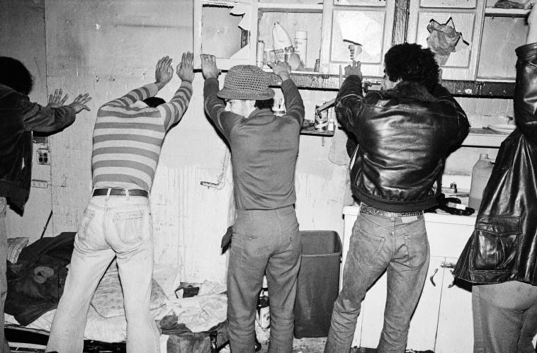 Reid in shooting galleries, 1979.