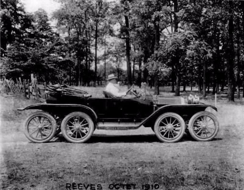 Driving on Eight Wheels? Discovering the Reeves Octo-Auto and Sexto-Auto, Unusual Cars from the Early 1900s