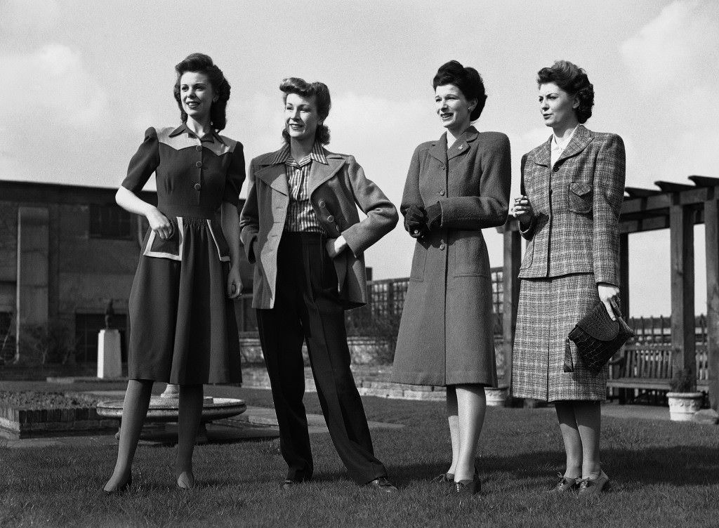 Norman Hartnell sponsored a show of the new utility fashions for the coming season, 1943.