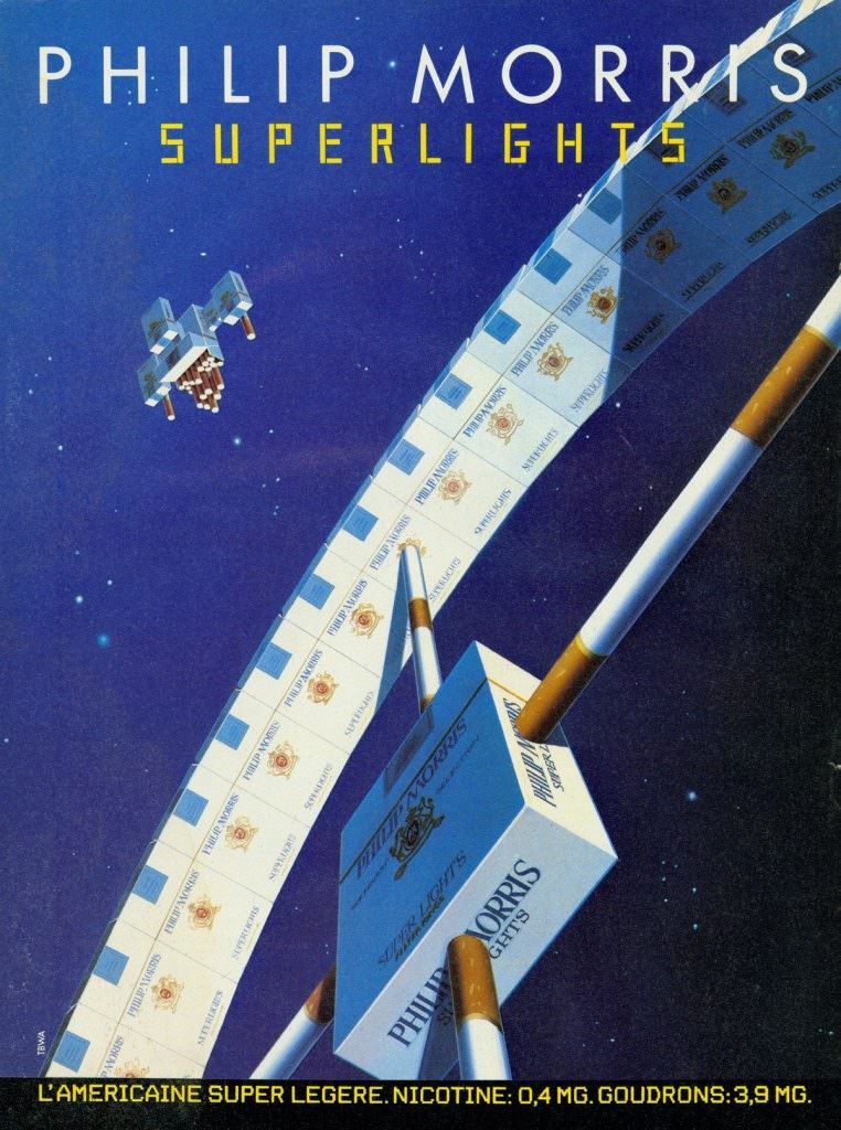 Rocket Ships and Tobacco Smoke: The Wild Era of Space-Themed Cigarette Ads from the Past