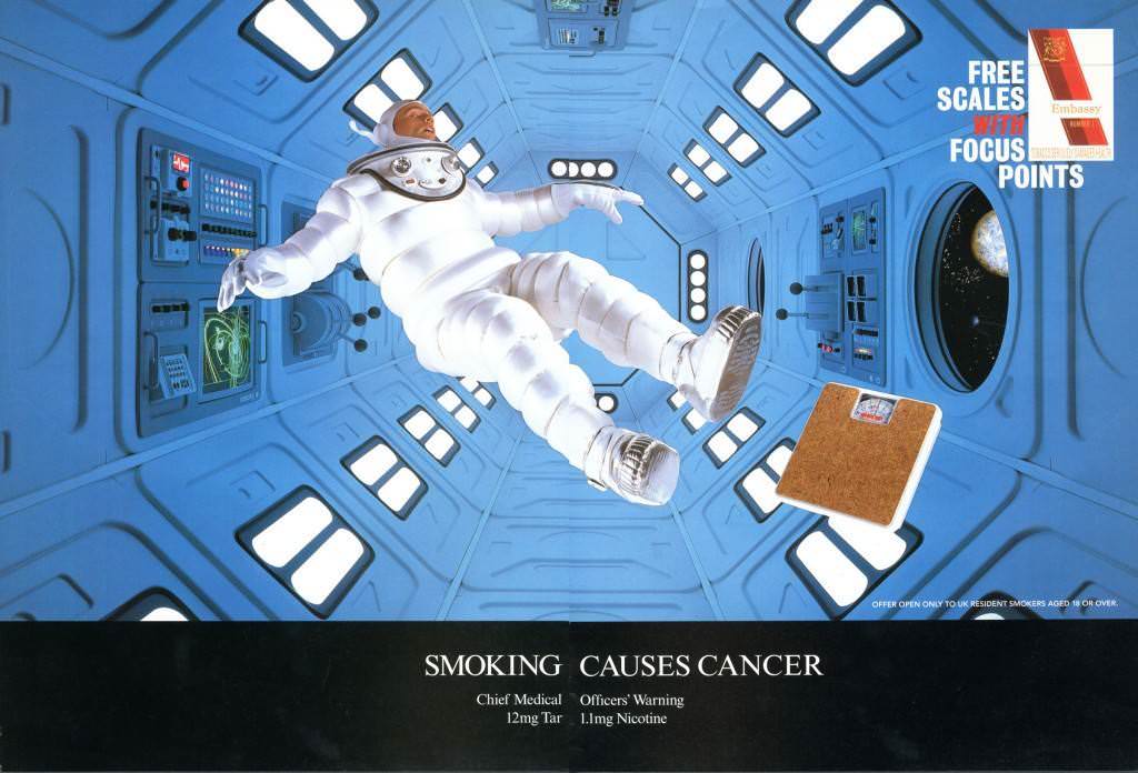 Rocket Ships and Tobacco Smoke: The Wild Era of Space-Themed Cigarette Ads from the Past
