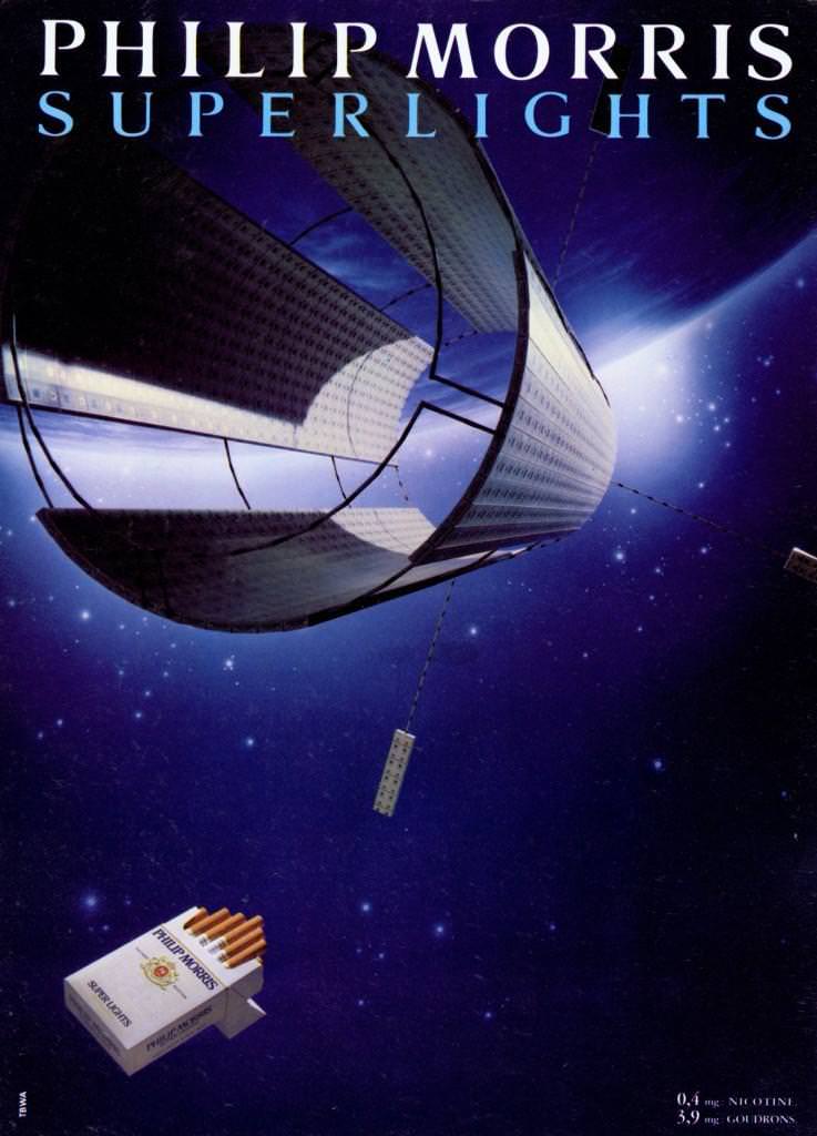 Rocket Ships and Tobacco Smoke: The Wild Era of Space-Themed Cigarette Ads from the Past
