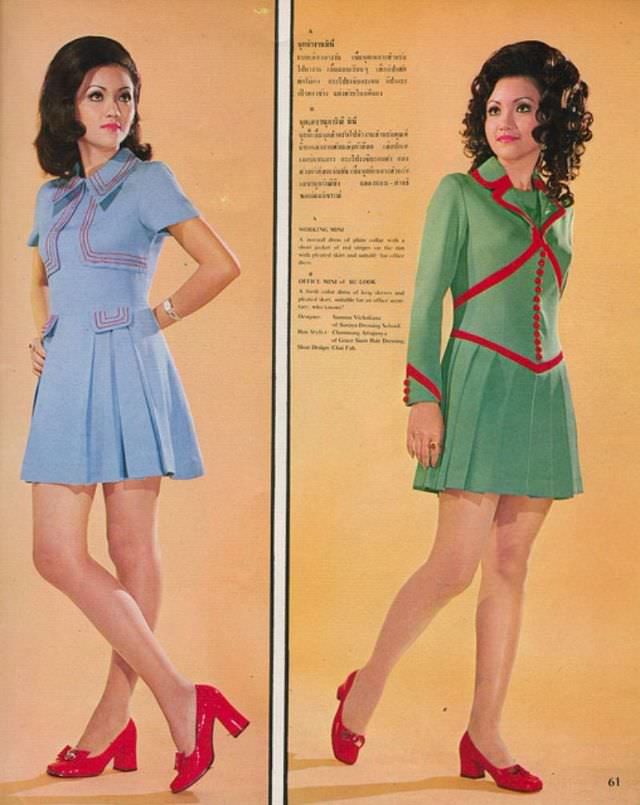 Flower Power, Mini Skirts, and Beach Capes: A Glimpse into 1968 Thai Fashion Through Magazine Pages