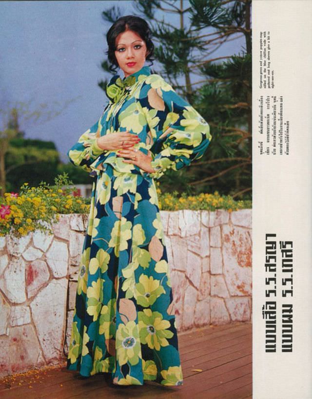 Flower Power, Mini Skirts, and Beach Capes: A Glimpse into 1968 Thai Fashion Through Magazine Pages