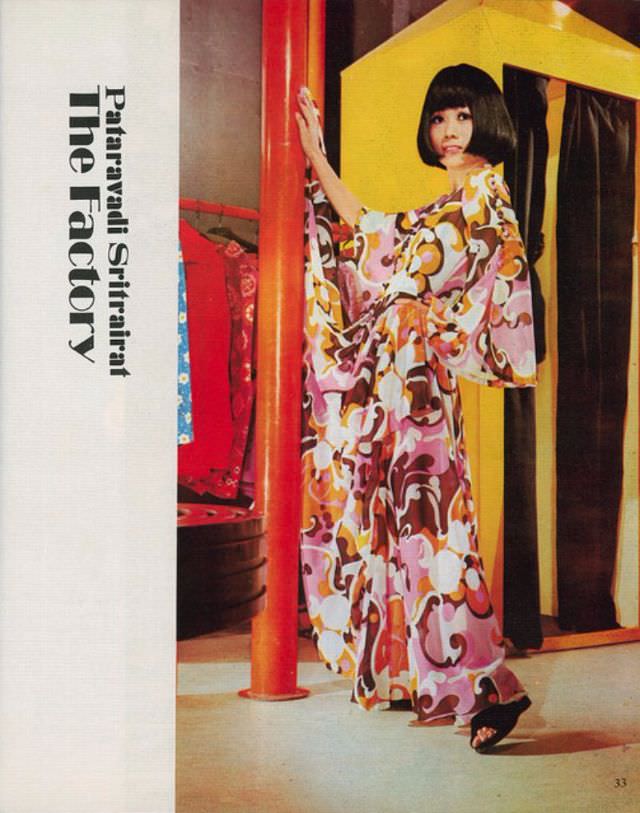 Flower Power, Mini Skirts, and Beach Capes: A Glimpse into 1968 Thai Fashion Through Magazine Pages
