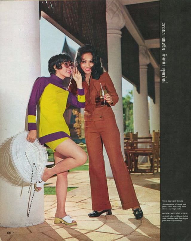Flower Power, Mini Skirts, and Beach Capes: A Glimpse into 1968 Thai Fashion Through Magazine Pages