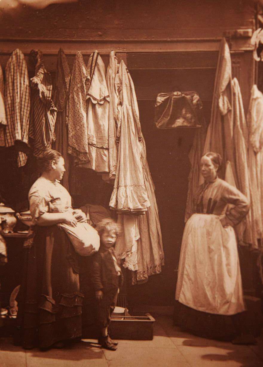 An old clothes shop, Seven Dials.