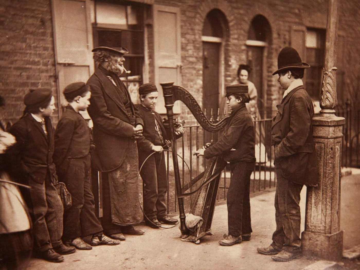 Italian street musicians.