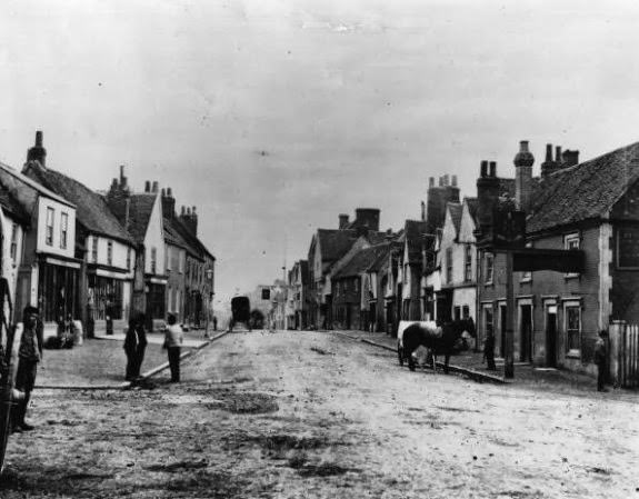 Edgware High Street, London, 1890.