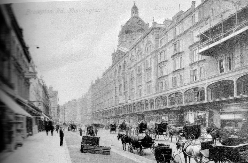 Harrods on Brompton Road in Kensington.