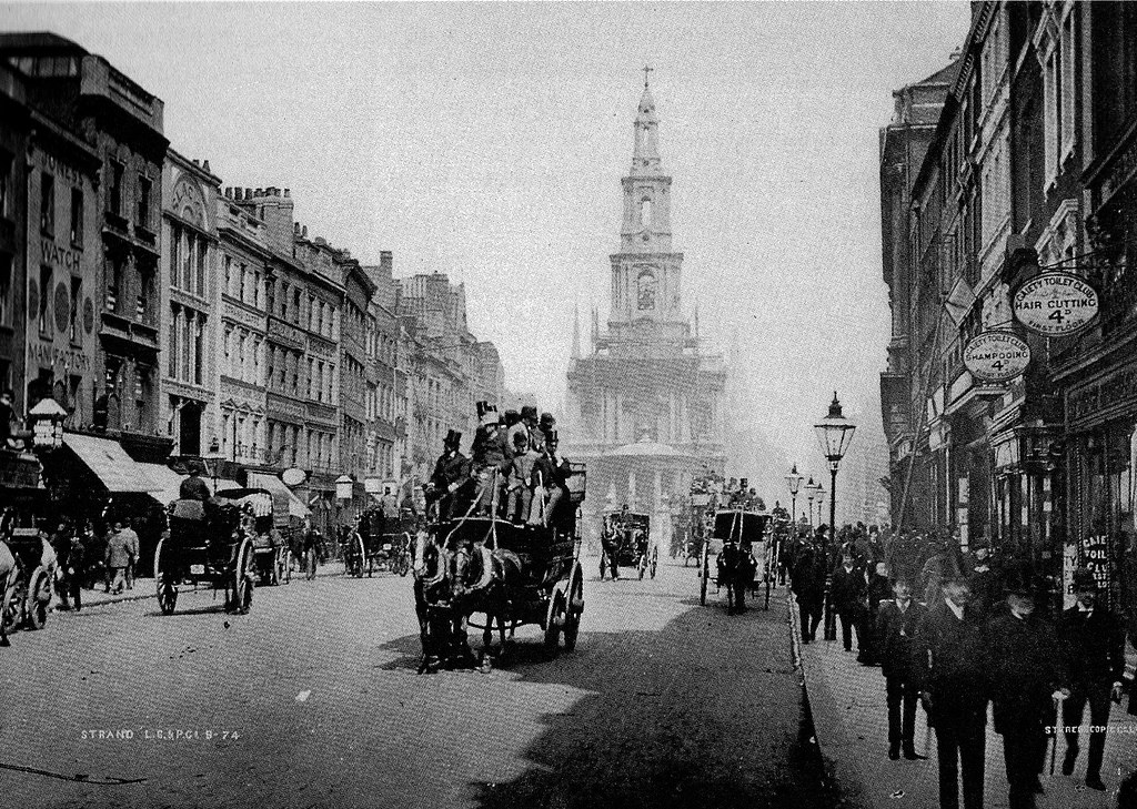 St. Mary-le-Strand, the Strand.