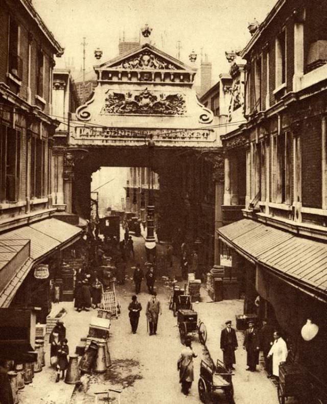 Leadenhall Poultry Market.