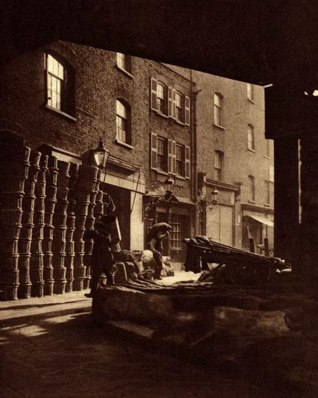 Eighteenth-century houses at Borough Market.