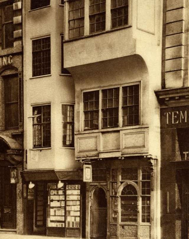 Old houses in the Strand.