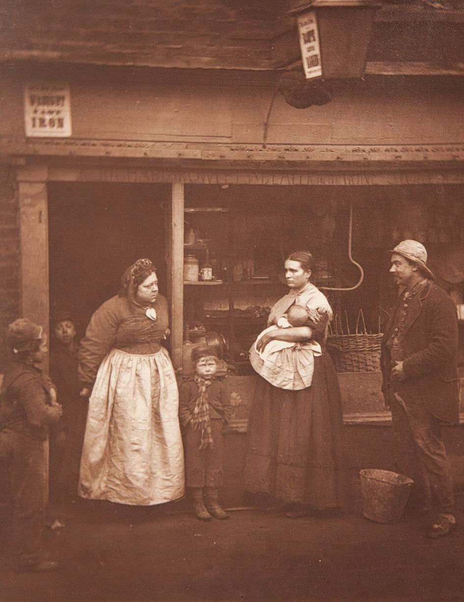 Sufferers from the floods in Lambeth.