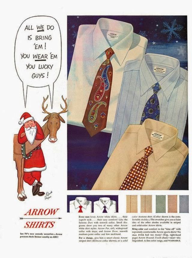 Vintage Christmas Ads from the 1950s: Selling the Season of Family, Gifts, and Mid-Century Prosperity