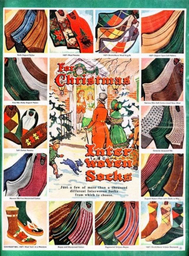 Vintage Christmas Ads from the 1950s: Selling the Season of Family, Gifts, and Mid-Century Prosperity