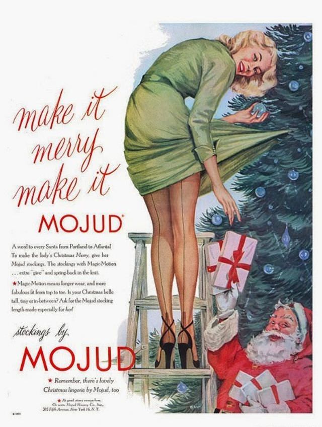 Vintage Christmas Ads from the 1950s: Selling the Season of Family, Gifts, and Mid-Century Prosperity