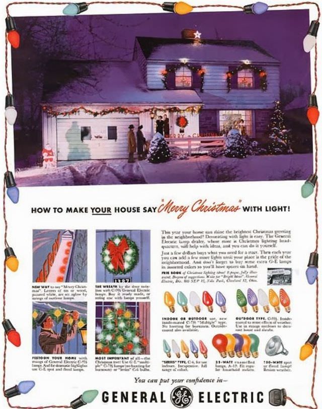 Vintage Christmas Ads from the 1950s: Selling the Season of Family, Gifts, and Mid-Century Prosperity