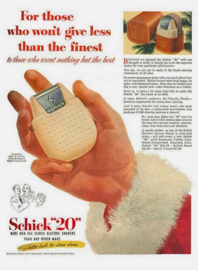 Vintage Christmas Ads from the 1950s: Selling the Season of Family, Gifts, and Mid-Century Prosperity