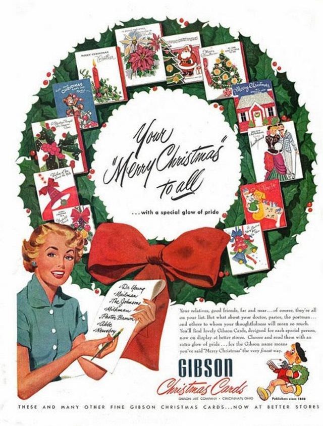 Vintage Christmas Ads from the 1950s: Selling the Season of Family, Gifts, and Mid-Century Prosperity