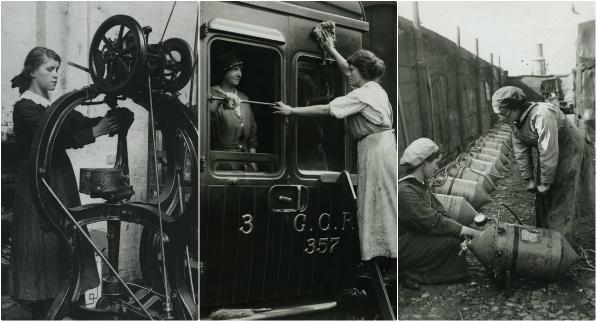 British women’s work during WWI.