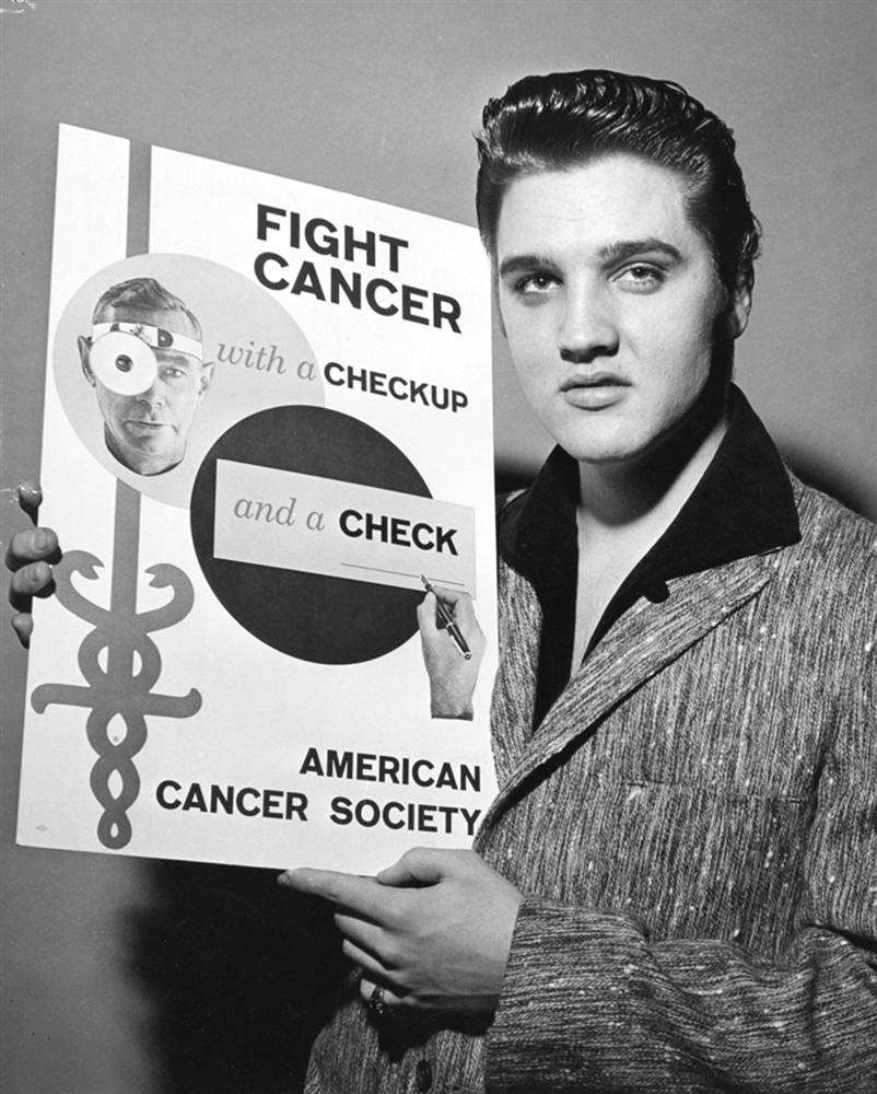 Elvis supporting various charities.