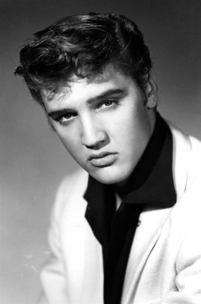 Elvis after touring the South, 1955.