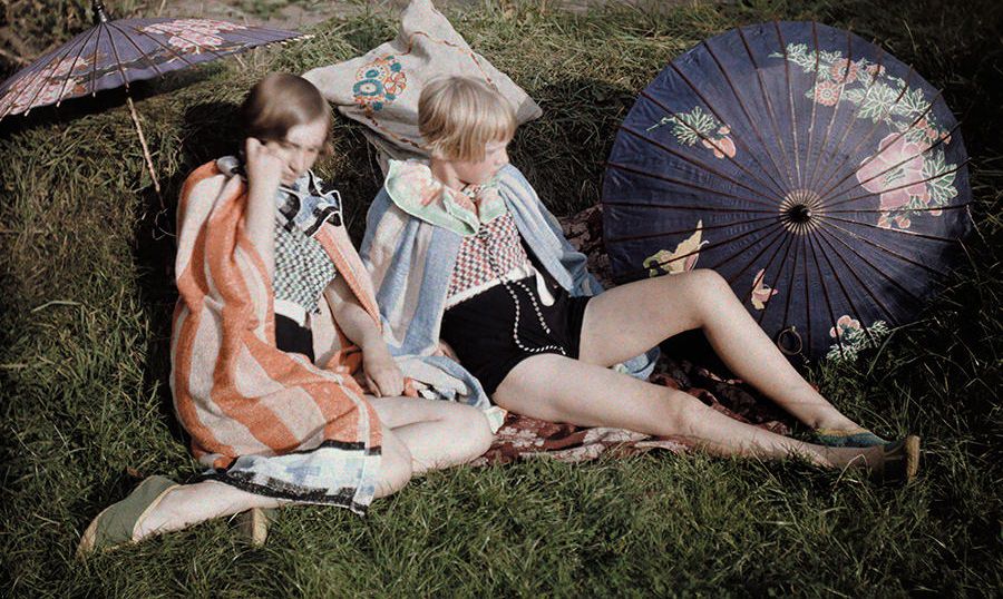 1920s Women's Everyday Fashion Autochromes