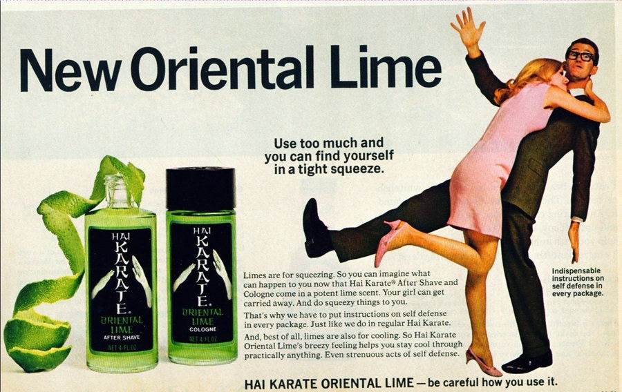 Aftershave ads 1960s and 1970s